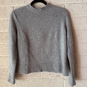 Quince Mongolian Cashmere Boxy Crewneck Sweater XS
